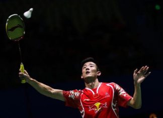 It's nice to see Chen Long start playing badminton again. (photo: AP)