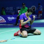 Iskandar Zainuddin celebrates after his quarter-finals victory at the 2016 China Open. (photo: AP)