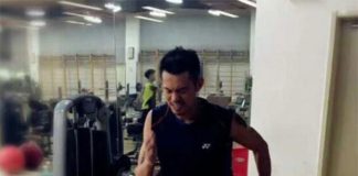 Lin Dan has begun his training on Saturday.