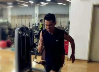Lin Dan has begun his training on Saturday.