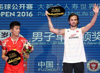 Denmark's Jan Jorgensen upset Olympic champion Chen Long to win the 2016 China Superseries. (photo: AP)