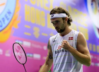 Jan Jorgensen pulls off great escape to reach the 2016 Hong Kong Open quarters. (photo: AP)
