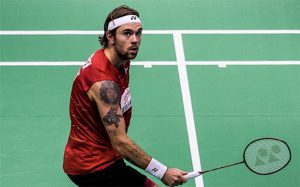 Jan Jorgensen loses a close semi-final match to Sameer Verma at the 2016 Hong Kong Open. (photo:AP)