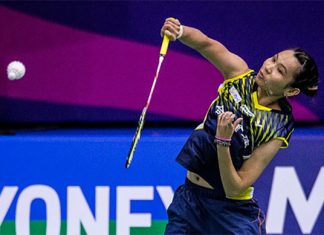 Tai Tzu Ying tries to defend her Hong Kong Open title against P.V Sindhu. (photo: AP)