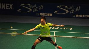 Chen Long plays a very stable and delightful game in China Badminton Super League (CBSL) on Saturday.