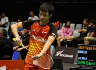 Daren Liew faces an uphill battle to break Son Wan Ho in the 2016 Korea Masters final.