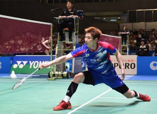 Son Wan Ho beats Daren Liew to win the 2016 Korea Masters Championships. (photo: AP)