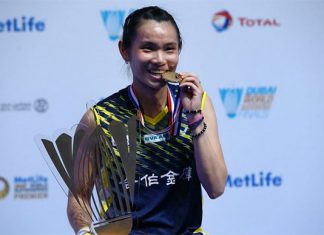 Congratulations to Tai Tzu Ying for winning the 2016 BWF World Superseries title. (photo: AFP)