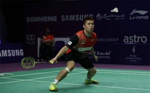Nice to see Kenichi Tago to play badminton again! (photo: Purple League)
