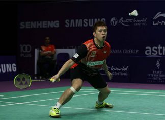 Nice to see Kenichi Tago to play badminton again! (photo: Purple League)
