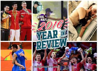 Top 10 biggest badminton moments Of 2016.