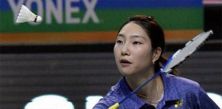 Sung Ji Hyun wins a jaw-dropping match against Carolina Marin in 2017 Premier Badminton League. (photo: PBL)
