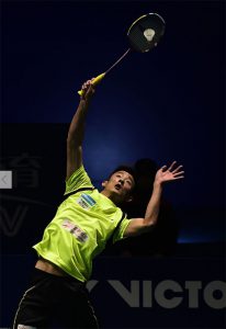 Chen Long has been a remarkably stable player in the 2016/2017 China Badminton Super League (CBSL).