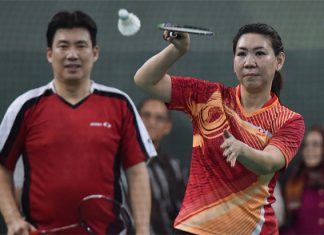 Susi Susanti and Alan Budikusuma are Olympic married couples who have won gold medals in the 1992 Olympics. (photo: Antara)