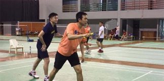 Hendra Setiawan/Tan Boon Heong look good in their debut at 2017 Syed Modi International. (photo: Tan Boon Heong's Facebook)