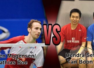 Mathias Boe/Carsten Mogensen beat Hendra Setiawan/Tan Boon Heong at 2017 Syed Modi.