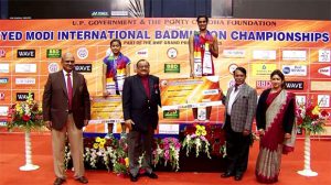 P.V. Sindhu clinches her first Syed Modi International title. (photo: AP)