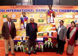 P.V. Sindhu clinches her first Syed Modi International title. (photo: AP)