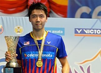 Congratulations to Lim Chi Wing for winning the 2017 Malaysian national championships. (photo: Bernama)