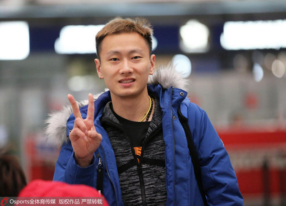 Zhang Nan departs for 2017 German Open. (photo: OSsports)