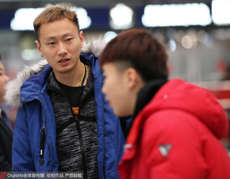 Zhang Nan departs for 2017 German Open. (photo: OSsports)