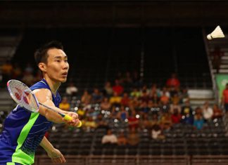 Lee Chong Wei continues to focus on winning his first World Championships title this August. (photo:AP)