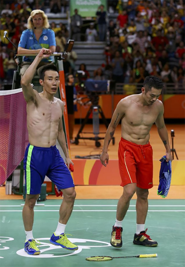 Lee Chong Wei and Lin Dan represent the "Golden Age" of badminton since mid 2000's. (photo: AP)