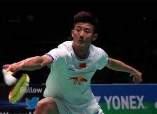 After last's week's German Open semi-finals defeat, Chen Long makes another early exit at All England. (photo: AFP)