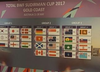 Malaysia were grouped with England and Japan at the 2017 Sudirman Cup Championship. (photo: AP)