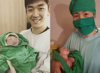 Congratulations to Lee Yong-dae & his wife on their new baby!! (photo: Facebook)