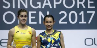 Are Tai Tzu-ying (R) & Carolina Marin the Lee Chong Wei & Lin Dan in women's singles? (photo: EEF)