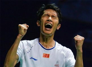 Tian Houwei cements World Championships qualification after winning the China Masters title.