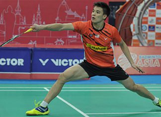 Good luck to Soo Teck Zhi in the Thailand International Challenge semi-finals.