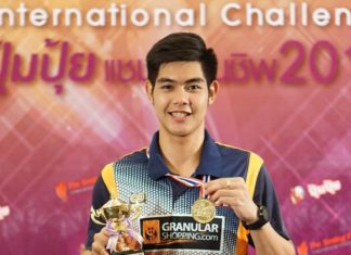 Congratulations to Pannawit Thongnuam for winning the 2017 Thailand International Challenge.