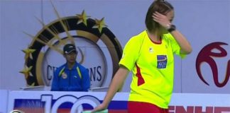 Desiree Siow Hao Shan plays in the 2016 Malaysia Purple League.
