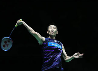 Lee Chong Wei kicks off Sudirman Cup in style. (photo: AP)