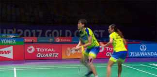 What an amazing racquet exchange from Tan Kian Meng/Lai Pei Jing!