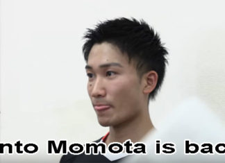 Welcome back Kento Momota!