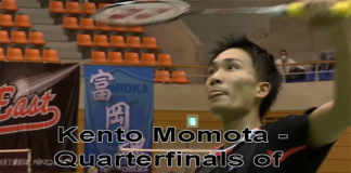 Kento Momota vs Hiroshi Koga at quarter-finals of Japan Ranking Circuit