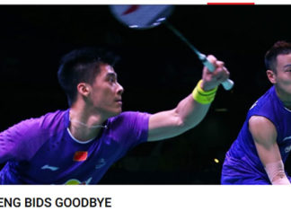Fu Haifeng (left) arguably known for his powerful and lethal smash. (photo: BWF)