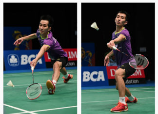 Chong Wei Feng makes strong run to enter Indonesia Open main draw.