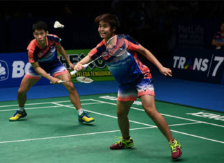 Chan Peng Soon/Peck Yen Wei surprise badminton fans with an impressive run at Indonesia Open. (photo: AP)