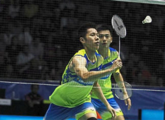 Goh V Shem/Tan Wee Kiong couldn't quite resurrect the breathtaking form that saw them won the silver medal at Rio Olympic. (photo: Bernama)