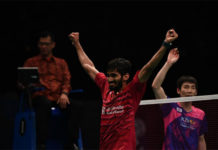 Kidambi Srikanth beats World No. 1 Son Wan Ho twice in two weeks. (photo: AFP)