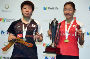 Nozomi Okuhara (right) captures her fourth Super Series title at 2017 Australian Open. (photo: AP)