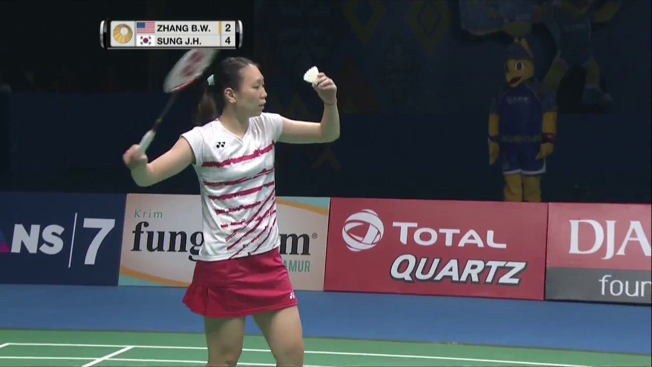 2017 Indonesia Open – SF –  Sung Ji Hyun vs Zhang Beiwen