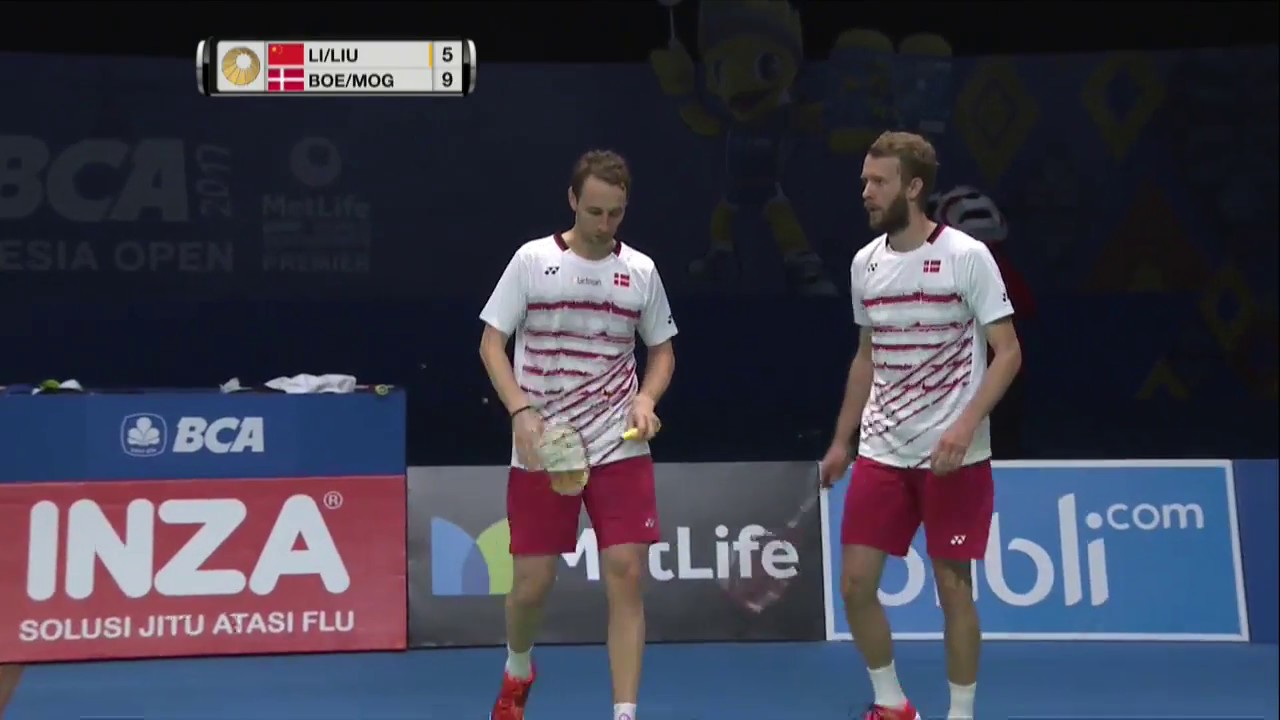 2017 Indonesia Open – F – Li Junhui/Liu Yuchen vs Mathias Boe/Carsten Mogensen