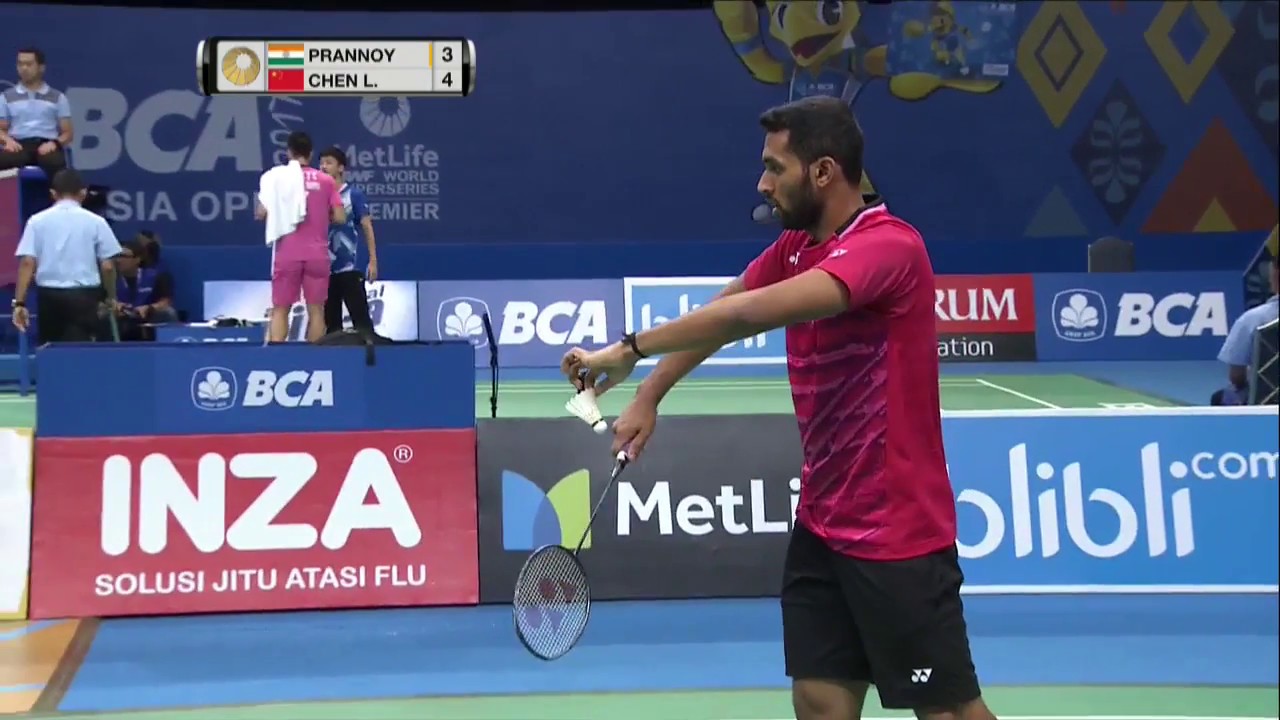 2017 Indonesia Open – QF – Chen Long vs H.S Prannoy