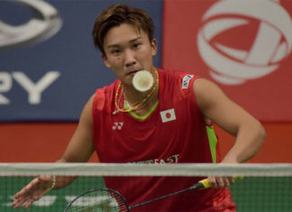Kento Momota to play his first international tournament (since April 2016) at the Canada Open. (photo: AP)
