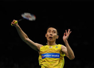 Lee Chong Wei 1264 points behind Son Wan Ho at the top of the BWF ranking. (photo: AP)